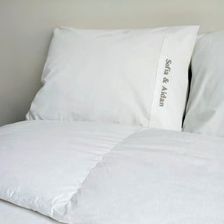 Custom Embroidered Pillowcase