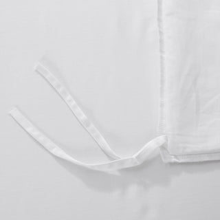 100% Cotton Duvet Cover Ties White